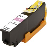 XL Druckerpatrone von tintenalarm.de ersetzt Epson 24 XL, T2436 magenta hell (ca. 740 Seiten)